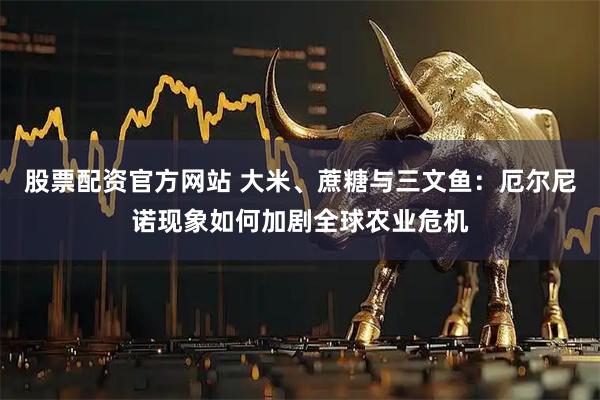 股票配资官方网站 大米、蔗糖与三文鱼：厄尔尼诺现象如何加剧全球农业危机